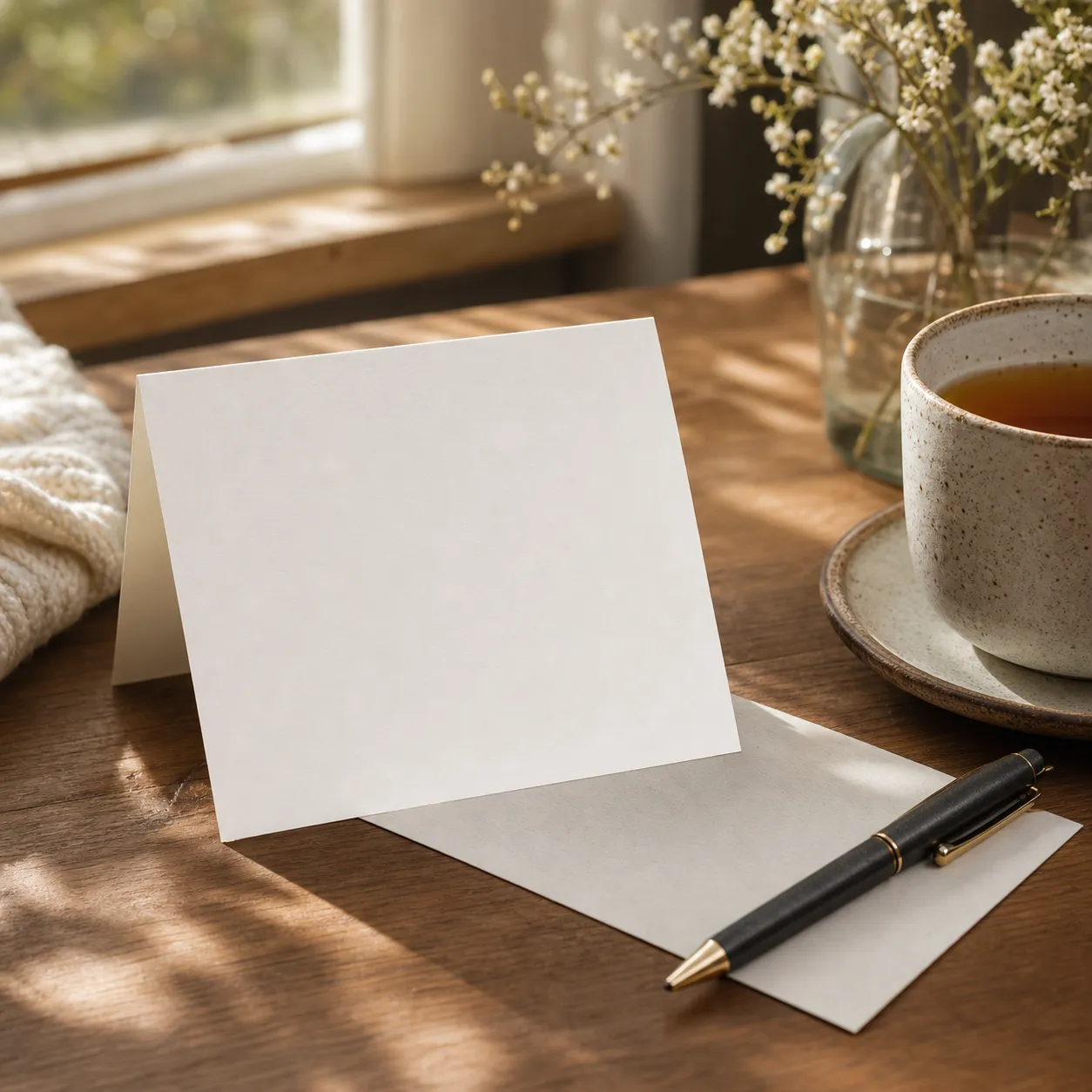 A text says thanks. A note says you meant it.