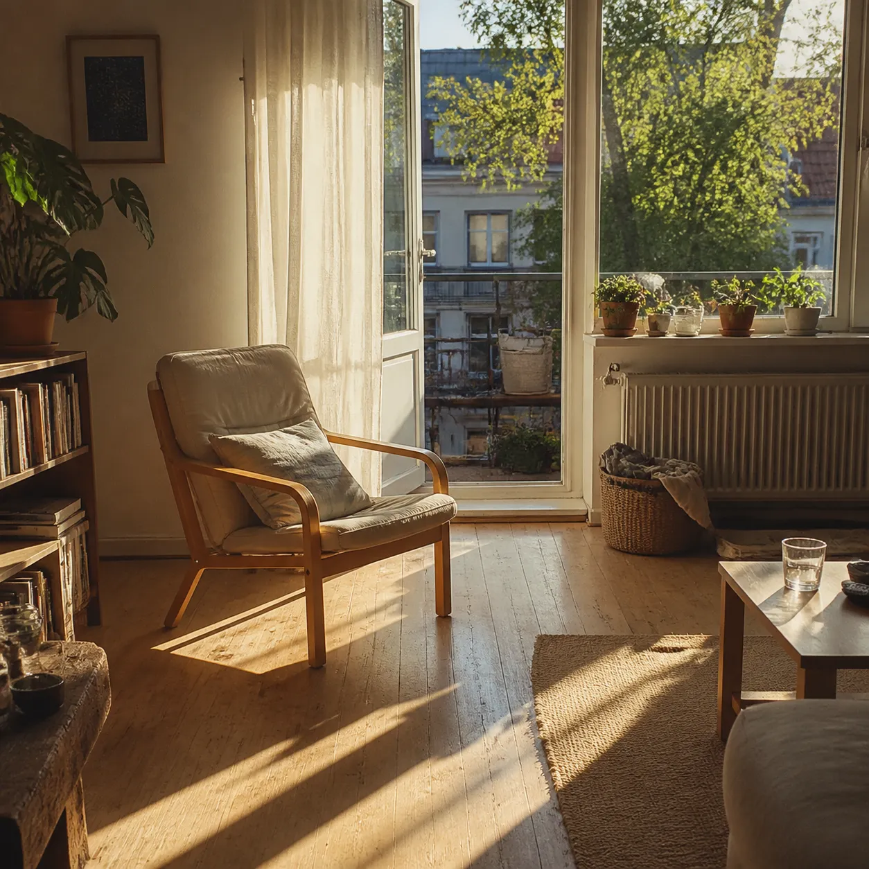 Wenn der Spätsommer ins Zimmer fällt