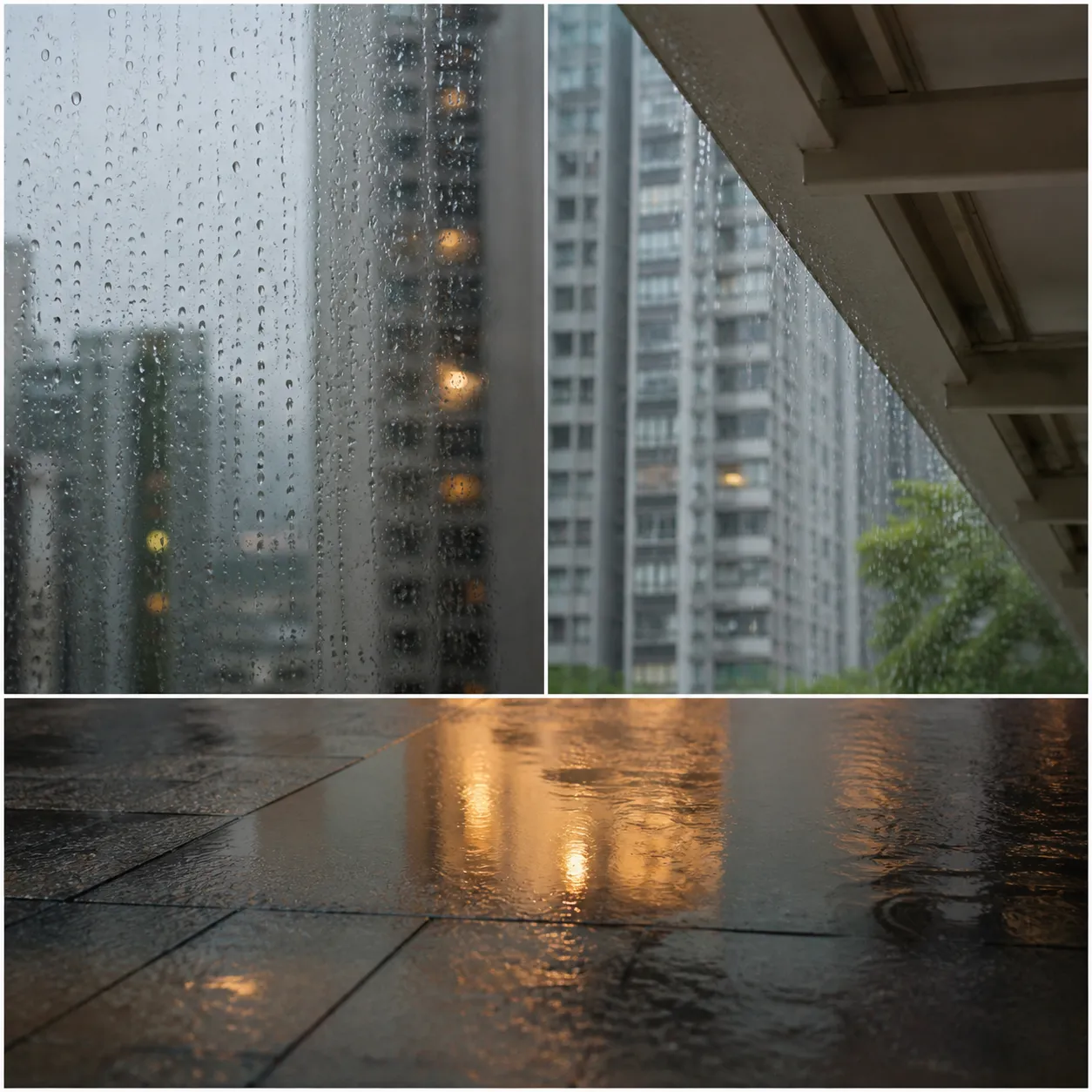 唔追雨勢，只影雨改寫咗嘅表面