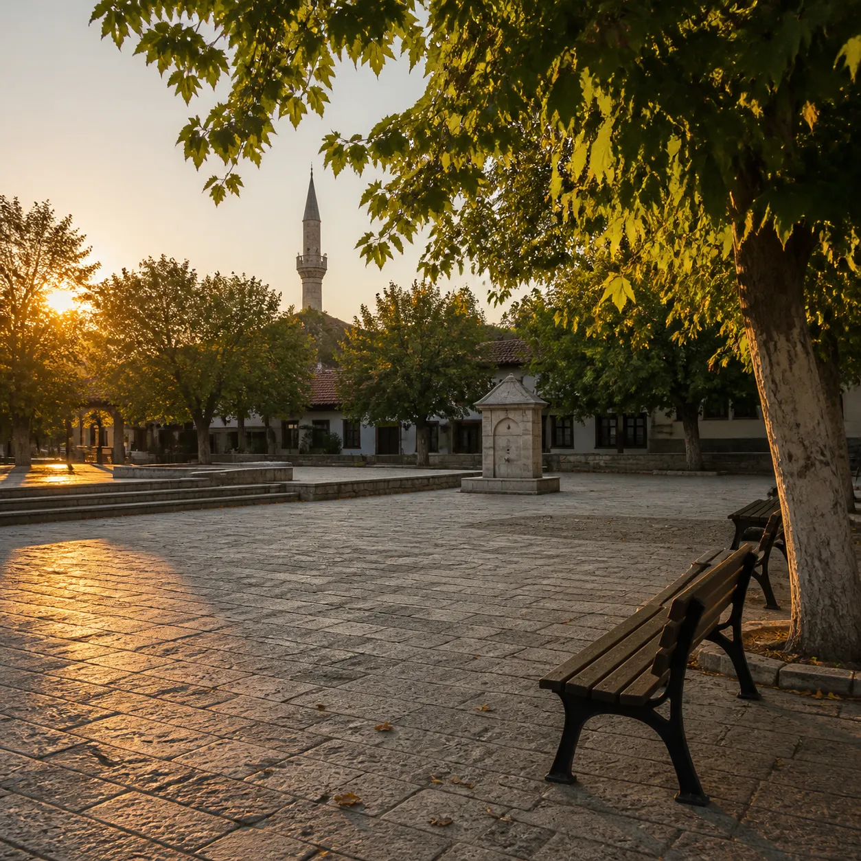 Meydanın sınırını bir kareyle çiz