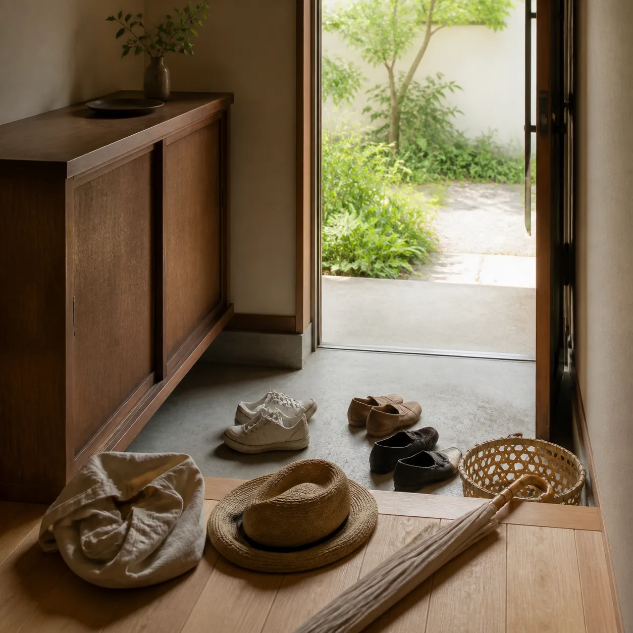 暑い日の持ち物に、戻る場所をつくる