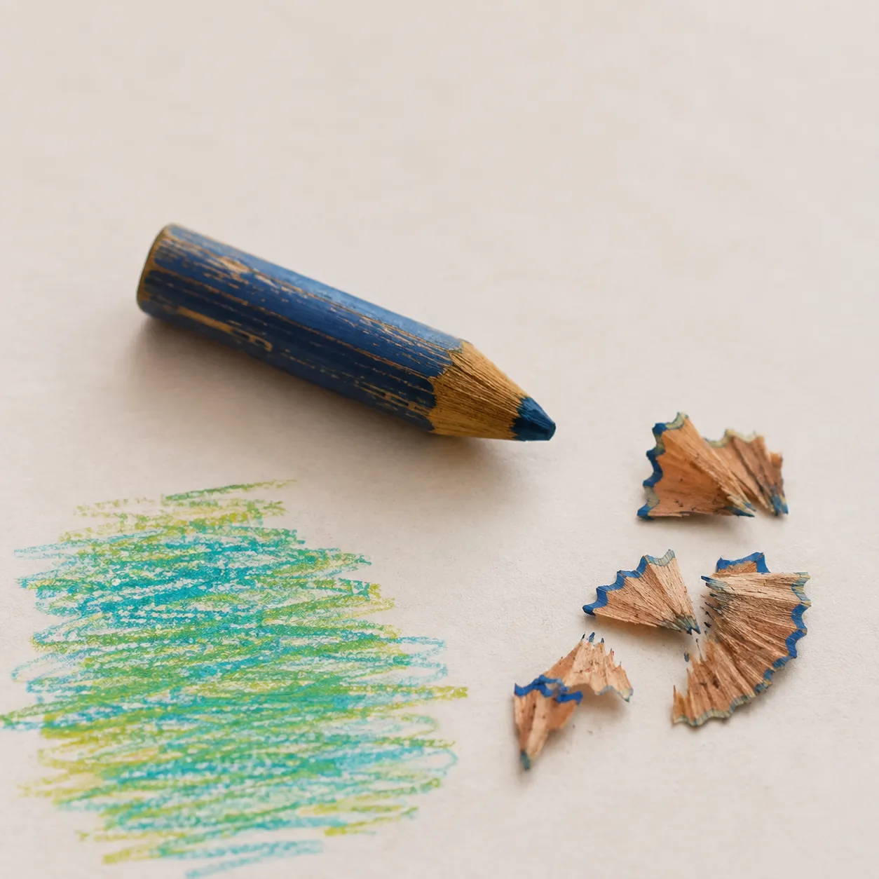 Der Stift, der schon gearbeitet hat