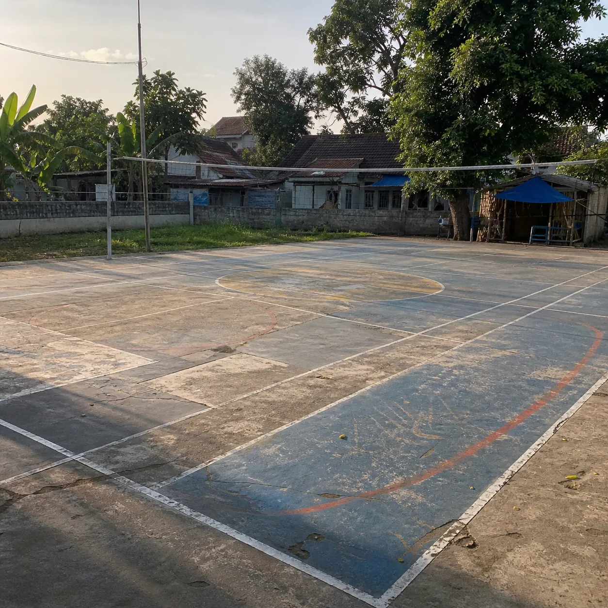 Garis yang aus menyimpan cara orang bermain