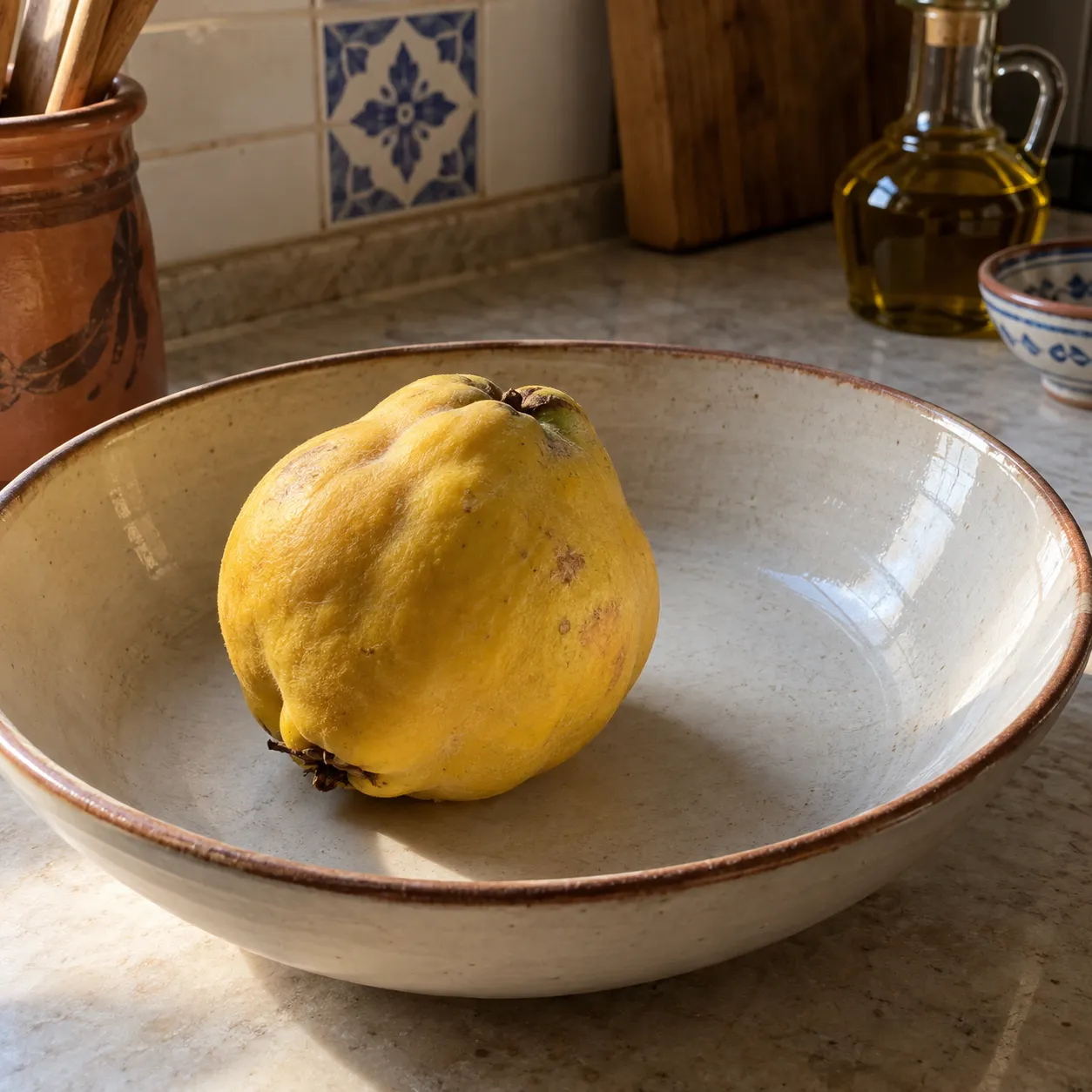 El hueco que ocupa en el frutero