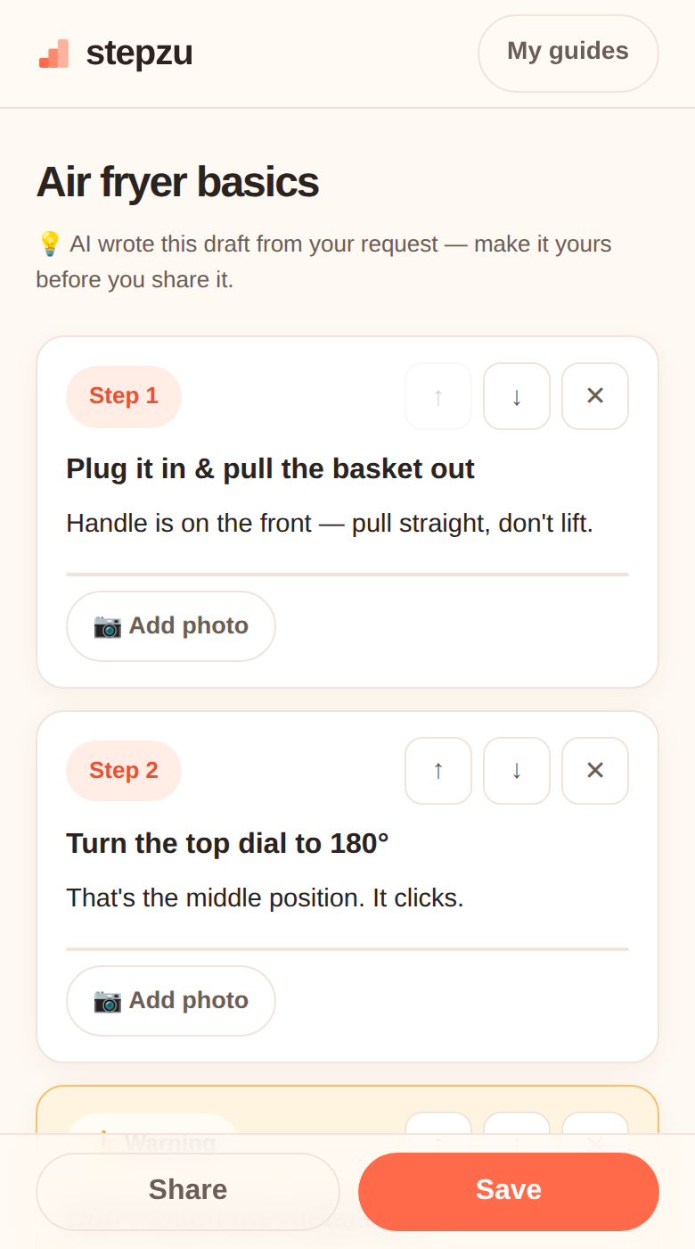 Let AI write the first pass