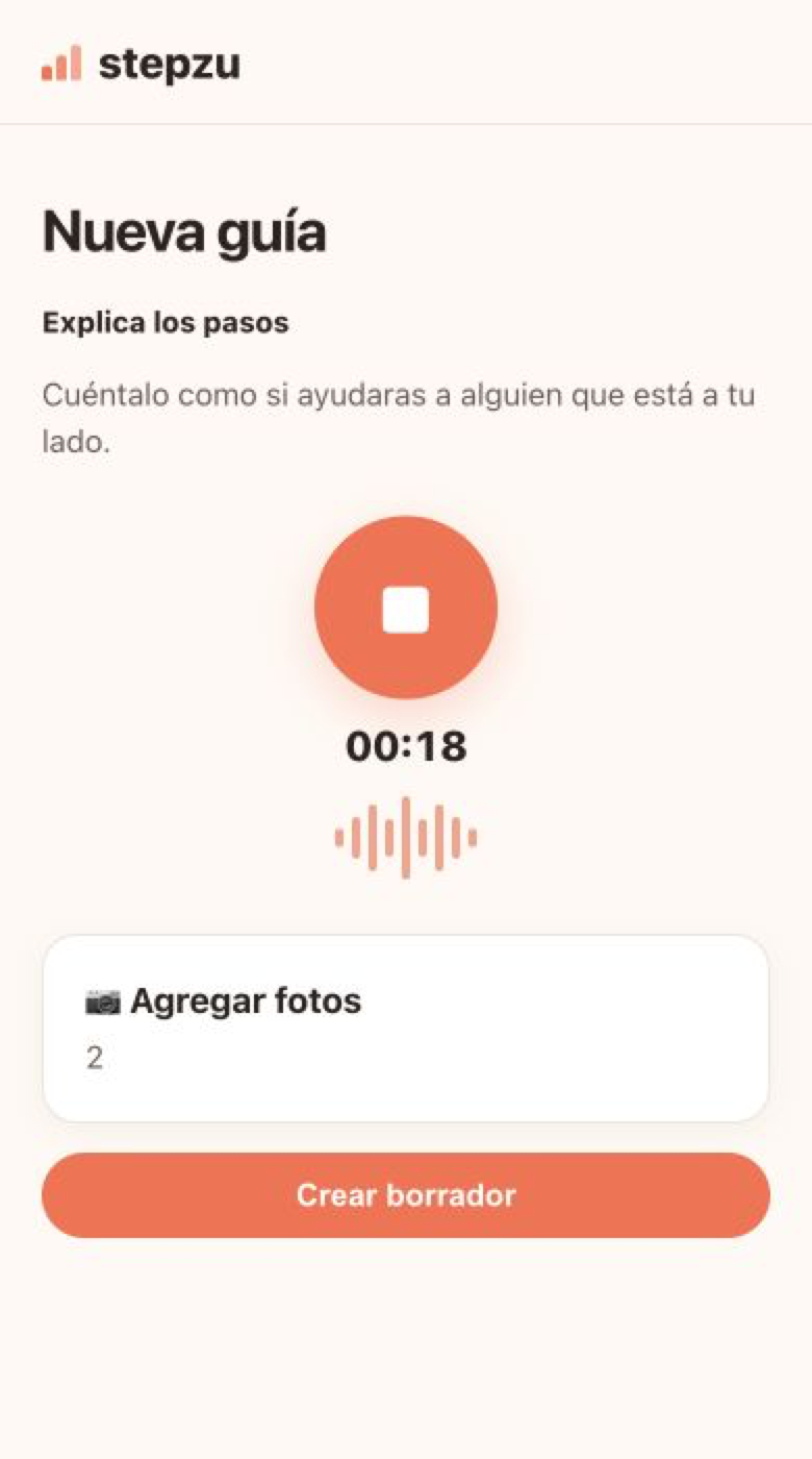 Explica mientras miras las fotos