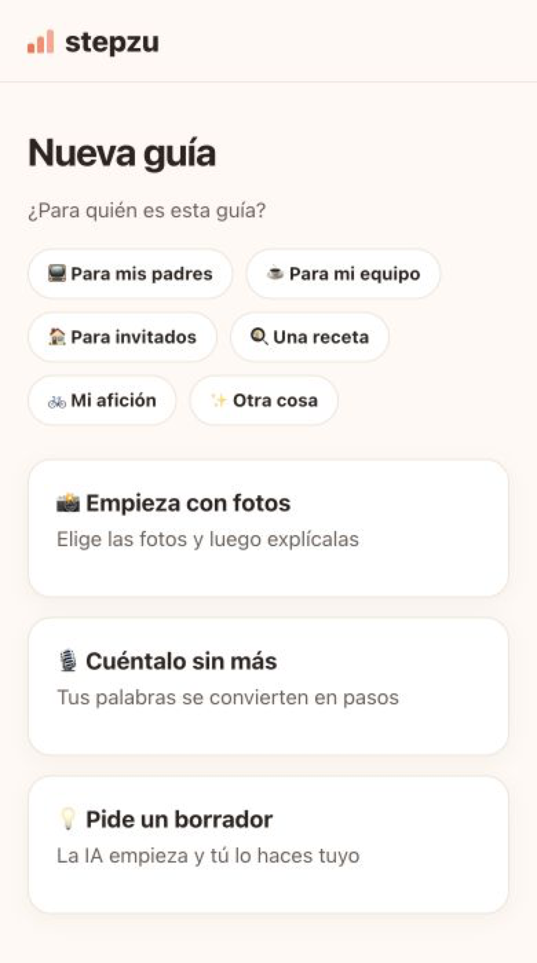 Elige “Cuéntalo sin más”
