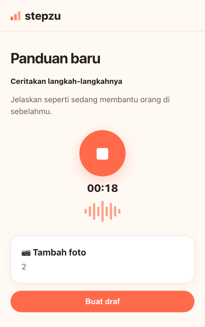 Ceritakan sambil melihat fotonya