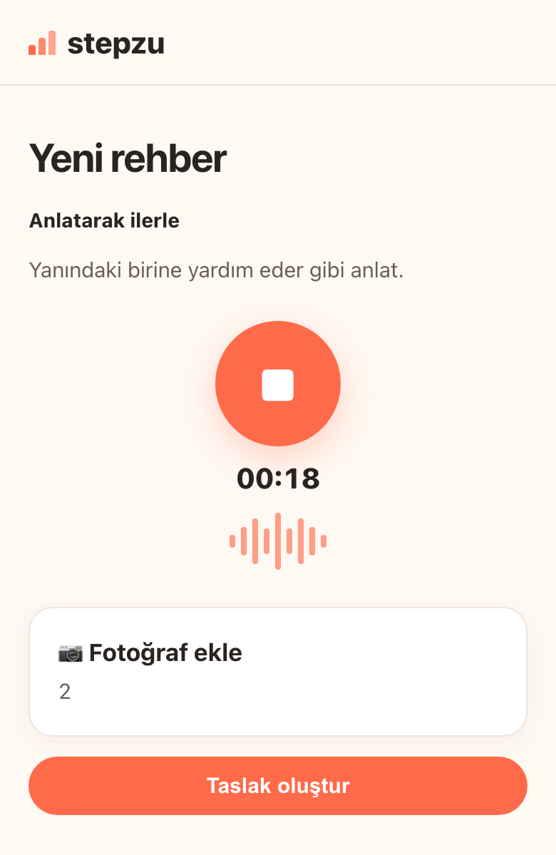 Bir arkadaşına anlatır gibi konuş