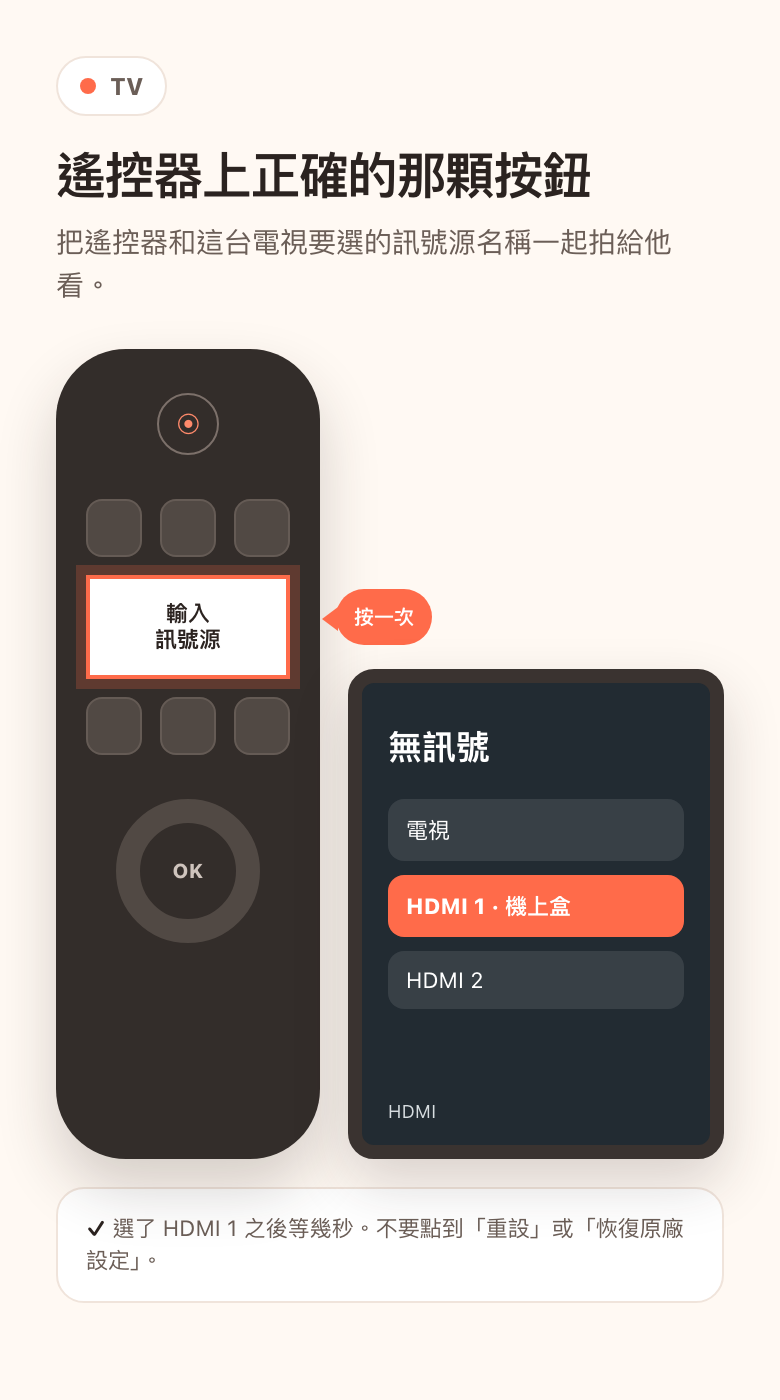 按一次 Source 或 Input